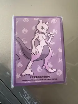 Pokemon Simplified Chinese Exclusive Card Sleeve (64 Pieces) Mewtwo - Image 1