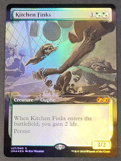 MTG - 1x Kitchen Finks - Ultimate Masters - Extended Art - NM - Foil Magic 2018 - Image 1