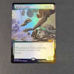 MTG - 1x Kitchen Finks - Ultimate Masters - Extended Art - NM - Foil Magic 2018 - Image 2