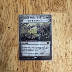 Imp's Mischief - OTP 15 - Outlaws of Thunder Junction: Breaking News NM MTG - Image 1