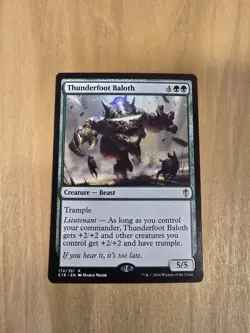 Thunderfoot Baloth - #172/351 (NM) Commander 2016 Magic MTG - Regular - Image 1