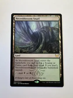 Necroblossom Snarl - MTG Strixhaven: School of Mages - NM - Image 1