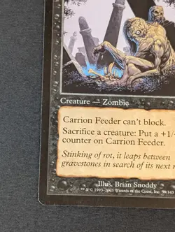 MTG - 1x Carrion Feeder - Scourge - Light Play - Vintage - Magic The Gathering - Image 4