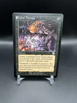 MTG Cabal Therapy 62 Regular Judgement JUD - Image 1