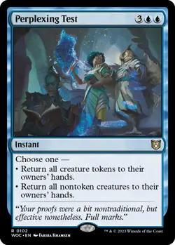 Perplexing Test - 102 / English / Near Mint MTG - Image 1
