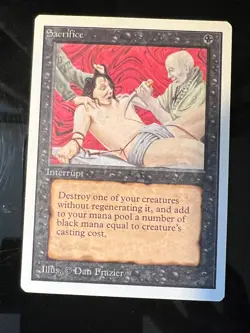 Magic the Gathering MTG Unlimited Sacrifice NM Playset (4) (Beta Bob) - Image 2