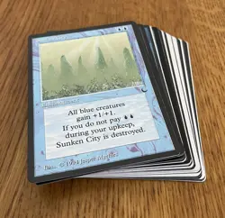 Vintage lot of 29 Magic the Gathering MTG cards from mid 1990s - Various Types - Image 1