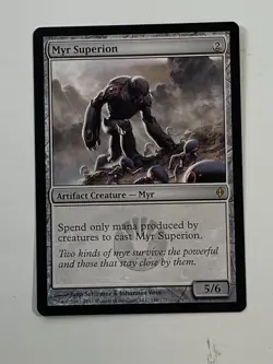 MTG - 1x Myr Superion - New Phyrexia - NM - Rare - Magic The Gathering, Myr 2011 - Image 5