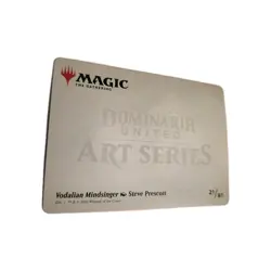 VODALIAN MINDSINGER (SIGNED)(DOMINARIA UNITED)(21/81) Art Series Magic MTG CARD - Image 2