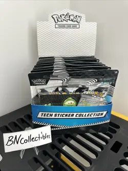 Pokemon TCG Box Of Black Bolt Tech Sticker Collection - Image 2