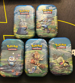 Sinnoh Stars Mini Tin Pokemon TCG -SEALED- 2 Booster Packs Pokemon Cards - Image 1
