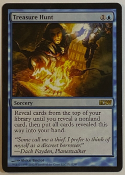 MTG - 1s Treasure Hunt - IDW Comics Promo - NM - Magic The Gathering - Blue 2012 - Image 1