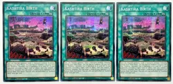3 x MP23-EN200 Kashtira Birth - Secret Rare 1st Edition Lightly Played YuGiOh - Image 1