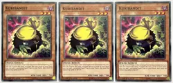 3 x SDSH-EN021 Kuribandit - Common 1st Edition Near Mint YuGiOh Cards - Image 1