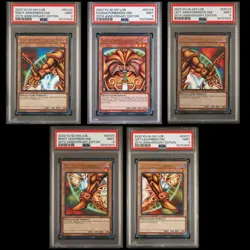 2023 Yugioh Exodia Complete Full Set LOB Ultra Rare PSA 9 MINT 25th Anniversary - Image 1