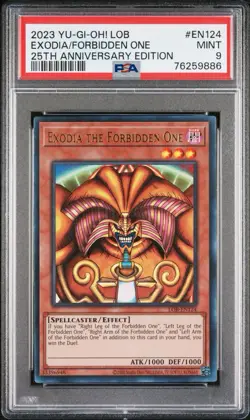 2023 Yugioh Exodia Complete Full Set LOB Ultra Rare PSA 9 MINT 25th Anniversary - Image 2