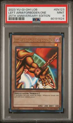 2023 Yugioh Exodia Complete Full Set LOB Ultra Rare PSA 9 MINT 25th Anniversary - Image 4