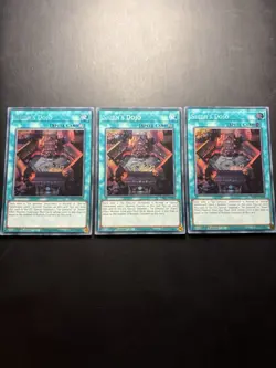 Yugioh! Playset - 3x Shien‘s Dojo Secret Rare - RA04-EN088 1st Edition - ENG - Image 1
