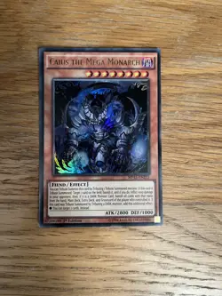 CAIUS THE MEGA MONARCH ULTRA RARE MP15-EN215 NM YUGIOH - Image 1