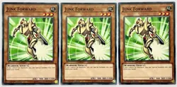 3 x LEHD-ENC09 Junk Forward - Common 1st Edition Near Mint YuGiOh Card - Image 1