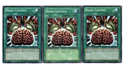 Yugioh- 3X Brain Control - Common - 1st Edition - DPYG-EN024 - Light Play - Image 1