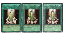 Yugioh- 3X Shooting Star Bow - Ceal - Common - Unlimited - DCR-033 - Light Play - Image 1