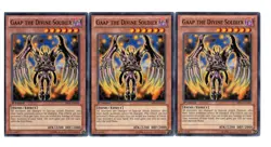 Yugioh- 3X Gaap the Divine Soldier - Common - 1st Edition - BP01-EN150 - NM - Image 1