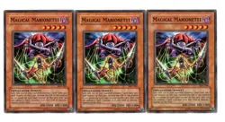 Yugioh- 3X Magical Marionette - Common - Unlimited - MFC-069 - Light Play - Image 1