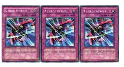 Yugioh- 3X A Hero Emerges - Common - 1st Edition - DP1-EN025 - Near Mint - Image 1