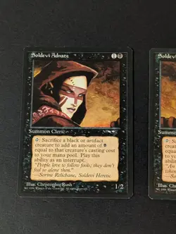 MTG - 2x Soldevi Adnate - Alliances - LP - Vintage - Magic The Gathering - 1996 - Image 4