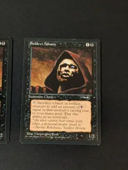 MTG - 2x Soldevi Adnate - Alliances - LP - Vintage - Magic The Gathering - 1996 - Image 5