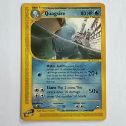 Quagsire 30/147 Aquapolis Regular Pokemon Card Lightly Played WOTC LP Vintage dd - Image 1