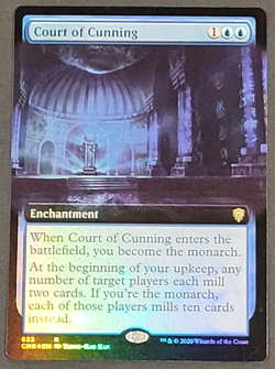 MTG - 1x Court of Cunning - Commander Legends - NM Extended Art Foil - Magic 633 - Image 1