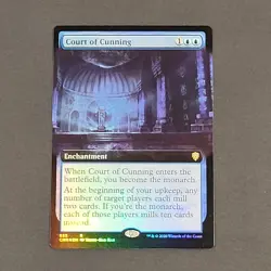 MTG - 1x Court of Cunning - Commander Legends - NM Extended Art Foil - Magic 633 - Image 2