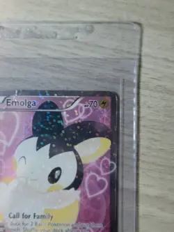 Emolga RC23/RC25 Full Art Radient Collection Pokemon Card - DAMAGED - HP - - Image 3