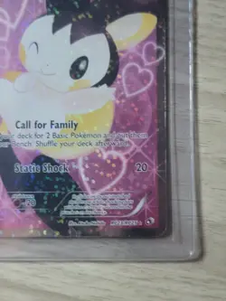 Emolga RC23/RC25 Full Art Radient Collection Pokemon Card - DAMAGED - HP - - Image 4