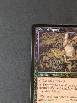 MTG - 1x Wall of Vipers - Prophecy - Light Play - Foil - Magic The Gathering 80 - Image 3
