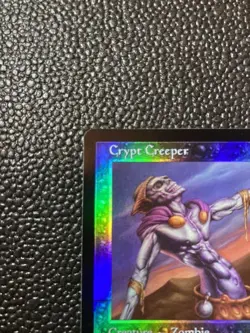 MTG Crypt Creeper Foil Error Card Odyssey Version English - Image 5