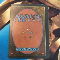 Magic The Gathering Word of Bondage English Cut Error Card Used - Image 2