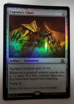 MTG Foil Error Card Captain Claw Misprint Unique Playable Rare - Image 1