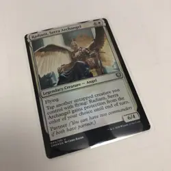 SerahS Archangel Radiant Foil Card MTG Error English Legends Commander - Image 5