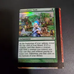 Descendants Path English Foil Error Card MTG Miscut Terese Nielsen - Image 1