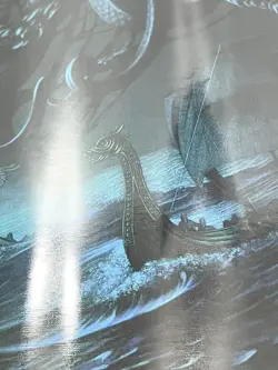 MTG Magic Kaldheim Rare Prerelease Promo Color Viking Glossy Poster 11”x17” - Image 5