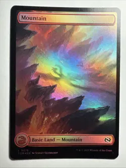 Mountain (275) Full Art Tarkir: Dragonstorm TDM MTG Magic - Image 1