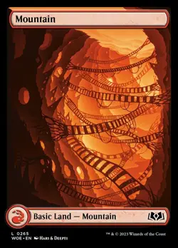NM-Mint, English MTG Regular Mountain (0265) Wilds of Eldraine Magic the Gatheri - Image 1