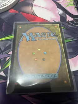 MTG Filler Card Jumpstart 2024 Black Border Solid Yellow Discard Back Used - Image 2