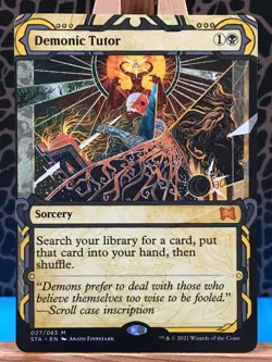 MTG - Demonic Tutor. Strixhaven: Mystical Archive. Mythic - Black Sorcery. 027. - Image 1
