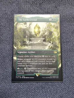 Final Fantasy MTG - The Earth Crystal Rare Borderless (Near Mint) - Image 1