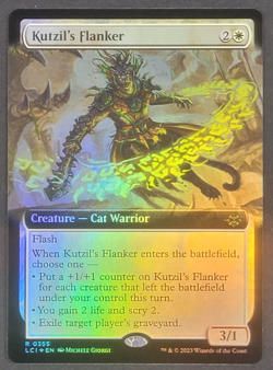 MTG - 1x Kutzil's Flanker - Lost Caverns of Ixalan - NM Extended Art Foil Magic - Image 1