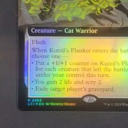 MTG - 1x Kutzil's Flanker - Lost Caverns of Ixalan - NM Extended Art Foil Magic - Image 3